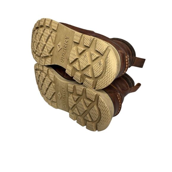 Sperry brown leather original lug chukka lace up ankle boots size 7 - Picture 11 of 13